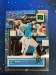 Bryan De La Cruz [Green] #67 Baseball Cards 2022 Panini Chronicles Clearly Donruss Prices