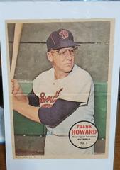 Frank Howard #7 Baseball Cards 1967 Topps Pin Ups Prices