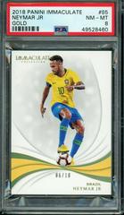 Neymar Jr [Gold] #85 Soccer Cards 2018 Panini Immaculate Prices