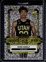 Ochai Agbaji #9 Basketball Cards 2022 Panini Contenders Rookie of the Year Prices