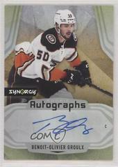 Benoit Olivier Groulx Hockey Cards 2021 Upper Deck Synergy Autograph Rookies Prices