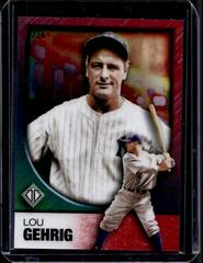 Lou Gehrig [Red Refractor] #13 Baseball Cards 2023 Topps Transcendent Prices
