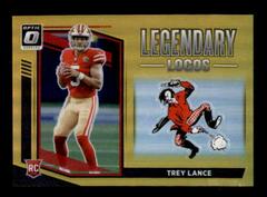 Trey Lance [Gold] Football Cards 2021 Panini Donruss Optic Legendary Logos Prices