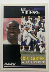 Cris Carter Football Cards 1991 Pinnacle Prices