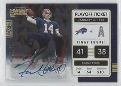 Frank Reich [Autograph] #PLT-FRE Football Cards 2021 Panini Contenders Playoff Ticket Prices