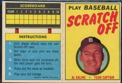 Al Kaline Baseball Cards 1971 Topps Scratch Offs Prices