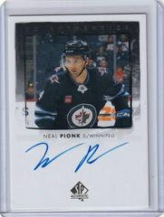 Neal Pionk #UDA-NP Hockey Cards 2022 SP Authentic UD Autographs Prices