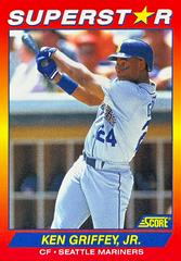 Ken Griffey Jr. Baseball Cards 1992 Score Superstars Prices