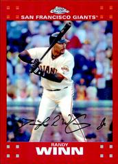 Randy Winn [Red Refractor] Baseball Cards 2007 Topps Chrome Prices