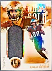 Dallas Goedert Football Cards 2022 Panini Gold Standard White Relics Prices