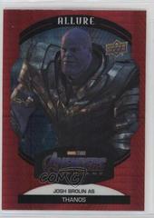 Josh Brolin as Thanos [Red] #93 Marvel 2022 Allure Prices