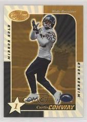 Curtis Conway [1 Star Mirror Gold] Football Cards 2000 Leaf Certified Prices
