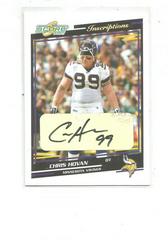 Chris Hovan [Inscriptions] #170 Football Cards 2004 Panini Score Prices