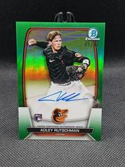 Adley Rutschman [Green] Baseball Cards 2023 Bowman Chrome Rookie Autographs Prices