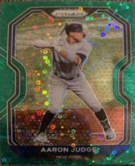 Aaron Judge [Green Donut Circles Prizm] Baseball Cards 2021 Panini Prizm Prices