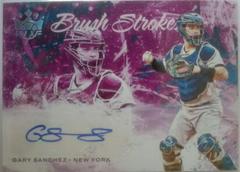 Gary Sanchez [Holo Silver] Baseball Cards 2022 Panini Diamond Kings Brush Strokes Autograph Prices