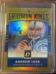 Andrew Luck [Gold] Football Cards 2016 Panini Donruss Optic Gridiron Kings Prices