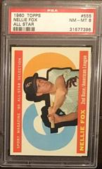 Nellie Fox [All Star] #555 Baseball Cards 1960 Topps Prices