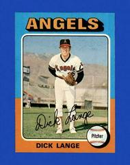 Dick Lange #114 Baseball Cards 1975 Topps Prices