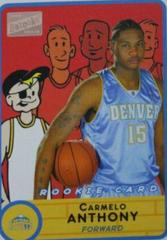 Carmelo Anthony [Mini] #278 Basketball Cards 2003 Bazooka Prices