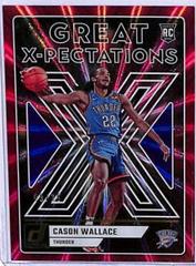 Cason Wallace [Red Blue] #18 Basketball Cards 2023 Panini Donruss Great X Pectations Prices
