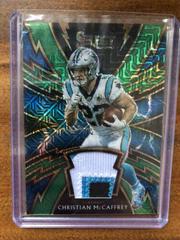 Christian McCaffrey [Sparks Green Prizm] Football Cards 2020 Panini Select Sparks Prices