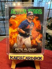Pete Alonso [Green] #ASC-13 Baseball Cards 2023 Topps Chrome Update Action Stars Prices