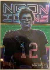 Tom Brady [Green] #NI-1 Football Cards 2022 Panini Select Neon Icons Prices