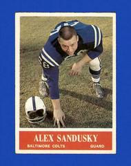 Alex Sandusky Football Cards 1964 Philadelphia Prices