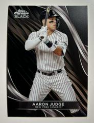 Aaron Judge #100 Baseball Cards 2024 Topps Chrome Black Prices