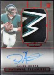 Jalen Hurts [Patch Autograph Midnight] #161 Football Cards 2020 Panini National Treasures Prices