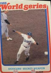Dodgers' Secret Weapon #1 Baseball Cards 1989 Fleer World Series Prices