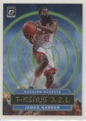 James Harden [Lime Green] #4 Basketball Cards 2019 Panini Donruss Optic T-Minus 3,2,1 Prices