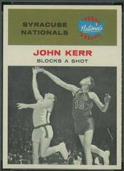John Kerr In Action Basketball Cards 1961 Fleer Prices