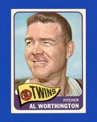 Al Worthington #216 Baseball Cards 1965 Topps Prices