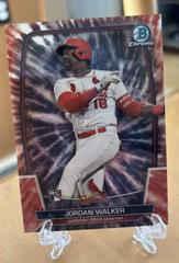 Jordan Walker [Color Run Variation] #18 Baseball Cards 2023 Bowman Chrome Prices