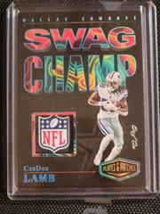 CeeDee Lamb [Platinum] #SC-CL Football Cards 2023 Panini Plates and Patches Swag Champ Prices