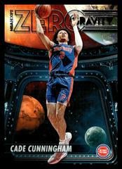 Cade Cunningham #16 Basketball Cards 2022 Panini Hoops Zero Gravity Prices