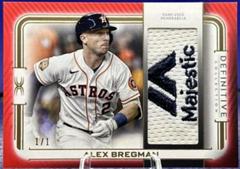 Alex Bregman [Red] #DJR-ABR Baseball Cards 2023 Topps Definitive Jumbo Relic Collection Prices