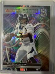 Russell Wilson [Psychedelic] #WVE-16 Football Cards 2022 Panini Spectra Wavelength Prices