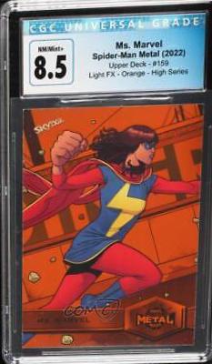 Ms. Marvel [Orange] #159 Marvel 2022 Metal Universe Spider-Man