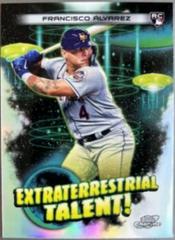 Francisco Alvarez #ET-24 Baseball Cards 2023 Topps Cosmic Chrome Extraterrestrial Talent Prices