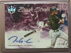 Tim Anderson #BS-TA Baseball Cards 2022 Panini Diamond Kings Brush Strokes Autograph Prices