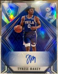 Tyrese Maxey [Blue] Basketball Cards 2020 Panini Chronicles Phoenix Rookie Autographs Prices