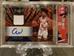 Coby White [Red Wave] Basketball Cards 2019 Panini Select Rookie Jersey Autographs Prices