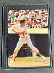 Mark McGwire [Beginning Bat Swing] Baseball Cards 1987 Mother's Cookies Mark McGwire Prices