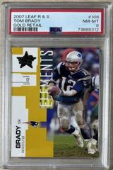 Tom Brady [Gold Retail] Football Cards 2007 Leaf Rookies & Stars Prices
