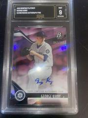 George Kirby [Pink Autograph] Baseball Cards 2021 Bowman Platinum Top Prospects Prices