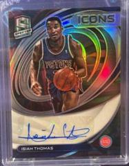 Isiah Thomas [Marble] #IA-IST Basketball Cards 2021 Panini Spectra Icons Autographs Prices
