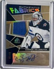 Connor Hellebuyck [Autograph] Hockey Cards 2021 SP Game Used Authentic Fabrics Prices